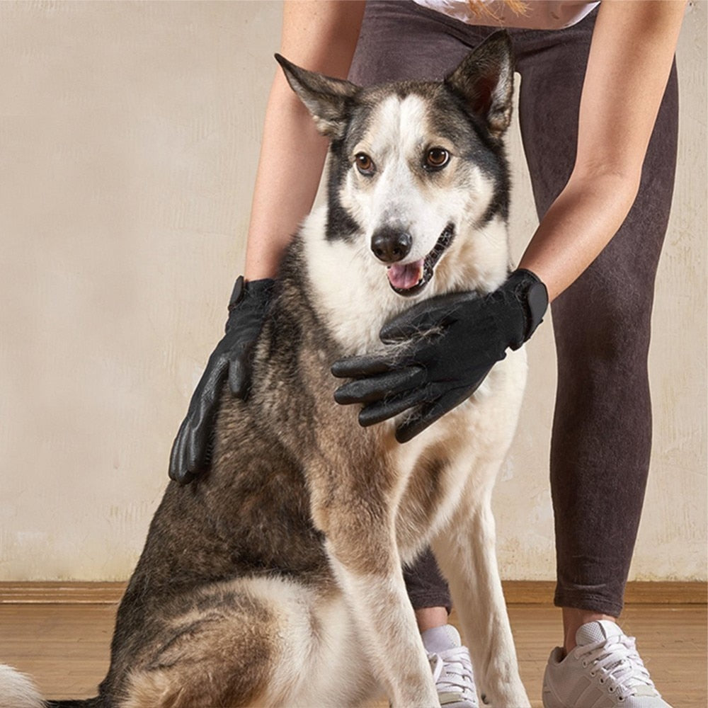 1 Paar Enthaarungs-und Massage Handschuhe